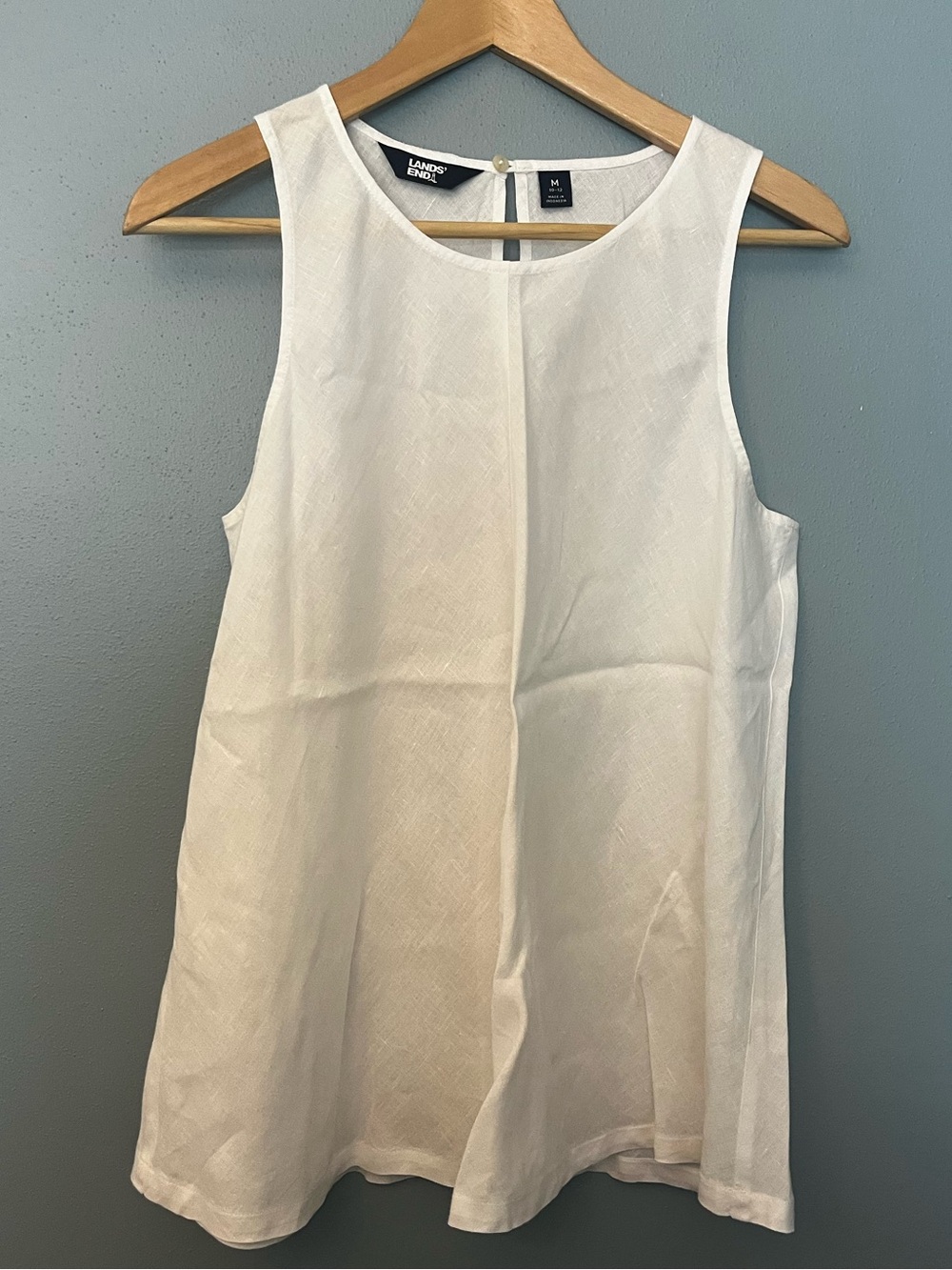 Lands' End Linen Sleeveless Blouse